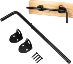 Grondgrendel - Poortsluiting Hekanker - Veilig Poorten Sluiten - Robuuste IJzeren Constructie - 30 cm Lengte — thumbnail 1