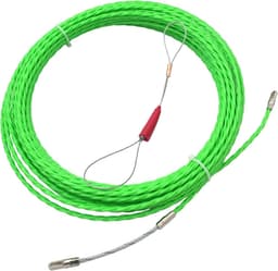 Allecto Premium - Retractable spiraal 15m polyester trekdraad met geleidingsveer - ideaal voor kabels leggen - Ø4.5mm - groen — thumbnail 4