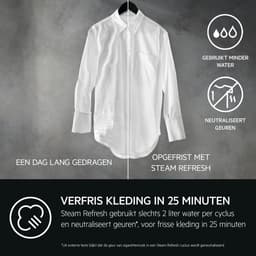 AEG LR7696AAD4 EcoLine 7000 serie ProSteam® AutoDose - Wasmachine - 10% zuiniger dan energielabel A - 1600 toeren - 9kg — thumbnail 5