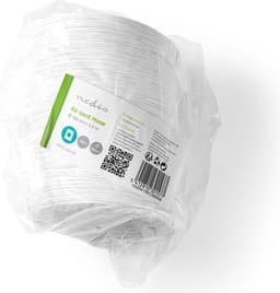 Nedis PVC Luchtafvoerslang - 100 mm - 6.00 m - Geschikt voor: Luchtventilatie / Wasdrogers - Wit — thumbnail 4