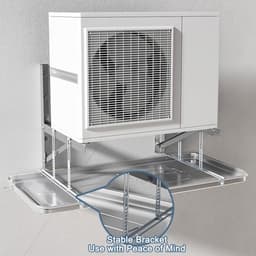 Lekbak RVS Condenswater Opvangbak voor Airco en Warmtepomp met Afvoerset — thumbnail 3