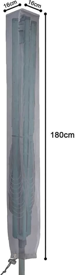 Deze 180 cm draaibare droogrekhoes is gemaakt van hoogwaardig 600D waterdicht materiaal, UV-bestendig en milieuvriendelijk. — thumbnail 4