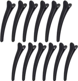 12 Stuks Professionele Gesegmenteerde Haarklemmen voor Kappers en Styling — thumbnail 1