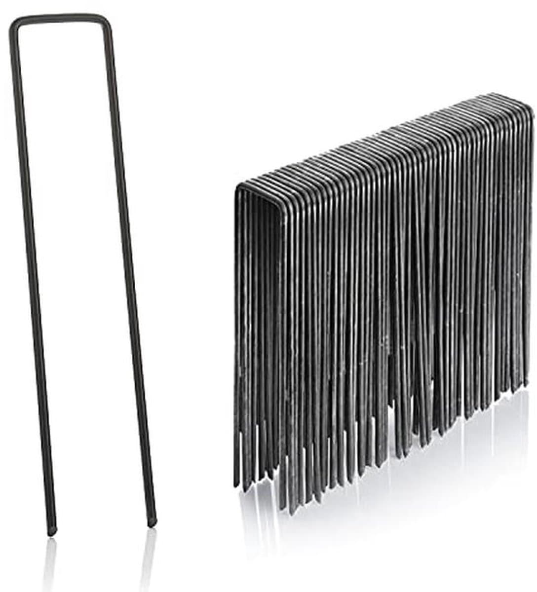 Grondanker 50x stalen tuinbevestiging 150 mm lang — afbeelding 1