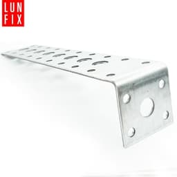 20 Stuks Platte Stalen Betonankers - Ideaal voor Houten Constructies en Verankering — thumbnail 5