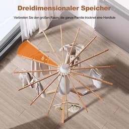 Statief Kleding Airer, Opvouwbare Hoge Capaciteit Kleding Airer, Draagbare Kleding Airer Binnen/buiten, Ruimtebesparend, Balkon, Slaapkamer, Huishouden — thumbnail 5