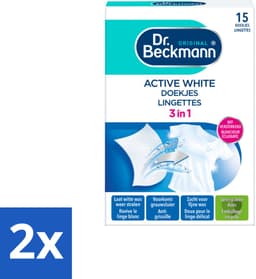 Dr. Beckmann Active White Sheets 15 stuks per verpakking - Voordeelverpakking - 2 stuks — thumbnail 1