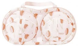 Premie BH Waszakken - 2 stuks BH Wasnetje Voor Wasgoed - Anti-Vervorming - Waszakje Lingerie - Met Rits - voor Wasmachine - Tulppatroon — thumbnail 1