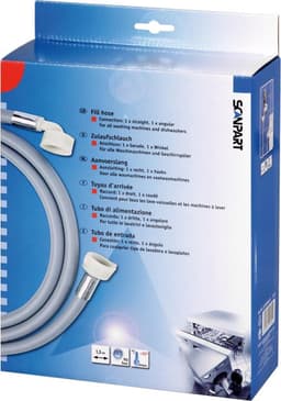 Scanpart aanvoerslang wasmachine 1.5 meter - Geschikt voor AEG Bosch LG Miele Samsung Siemens Whirlpool Zanussi - Aanvoer slang - Universeel — thumbnail 5