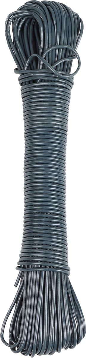 Urban Living Waslijn - 20 meter - PVC - donker grijs - drooglijn / waslijndraad - wasgoed ophangen — afbeelding 1