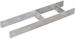 vidaXL - Grondankers - 6 - st - 14x6x60 - cm - gegalvaniseerd - staal - zilverkleurig — thumbnail 5
