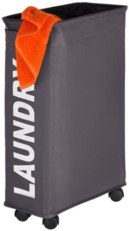 Wasmand Wenko Quadro Polyester Grijs 60x40x18.5cm — thumbnail 4
