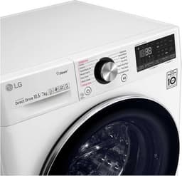 LG F4DV910H2E Was-droog combinatie 10.5kg / 7kg  met TurboWash 360 Perfect schoon in 39 minuten | Slimme AI DD™ motor herkent je kleding | E | Minder strijken door stoom — thumbnail 4