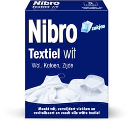 Nibro Textiel Wit - Wasmiddel - 5 stuks — thumbnail 1