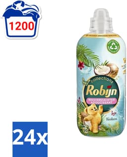 Robijn Collections - Wasverzachter - Kokos - 1,25L - 50 Wasbeurten - Voordeelverpakking - 24 stuks — thumbnail 4