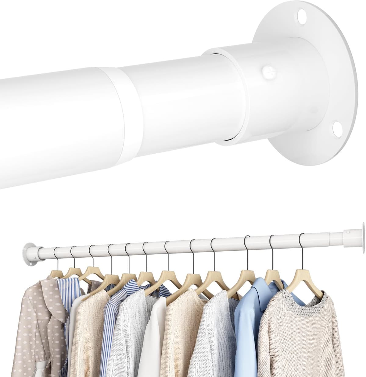Uittrekbare Kledingrail voor Kasten en Wardrobes — afbeelding 1