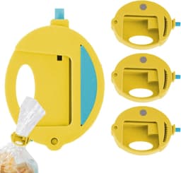 Broodzak Clips - Snack Clips - Voedsel Vers Houden - Luchtdichte Afsluiting - 8 x 5.5 cm - Rood — thumbnail 5
