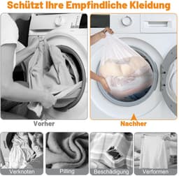 Dailygoods - Wasnetten Set van 4 - Bescherm je Kleding in de Wasmachine — thumbnail 5