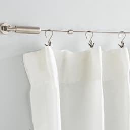 Dailygoods- Gordijnkabel 5 m - Roestvrij Staal - Waslijn - Spansysteem - Multifunctioneel - Inclusief Houders/Screws — thumbnail 3