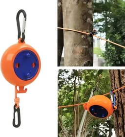Kleding Drogen Touw - Waslijn Outdoor - Reizen en Kamperen - Intrekbaar en Klittenvrij - 10 meter - G — thumbnail 4
