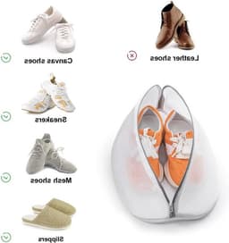 Dailygoods - 2-delige Mesh Waszak - Waszak voor Schoenen — thumbnail 1