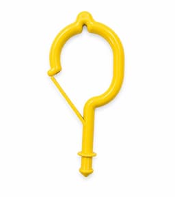 Hangdroger met Knijpers – Sokken Droogrek – Wasdrooghanger voor Ondergoed, Babykleding & Kleine Was – Ophangbaar Droogrek – Blauw/Geel — thumbnail 2