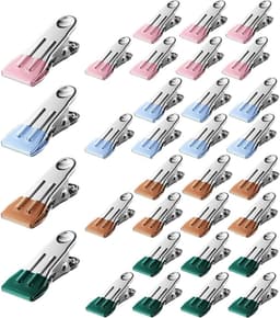 Roestvrijstalen Wasknijpers 32 Stuks - Duurzame, Multifunctionele en Antislip Kledingknijpers voor Sterke Bevestiging — thumbnail 1