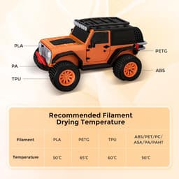 Filament Droger - 3D Printer Accessoire - 3D Printen Verbeteren - Dubbele Onafhankelijke Kamers - 4 Filamenten - Transparant — thumbnail 4