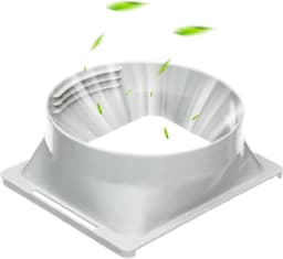 Airconditioning-adapter voor raamslang en uitlaatpijpkoppeling, aansluiting voor draagbare airconditioning en ventilatiekanalen — thumbnail 1