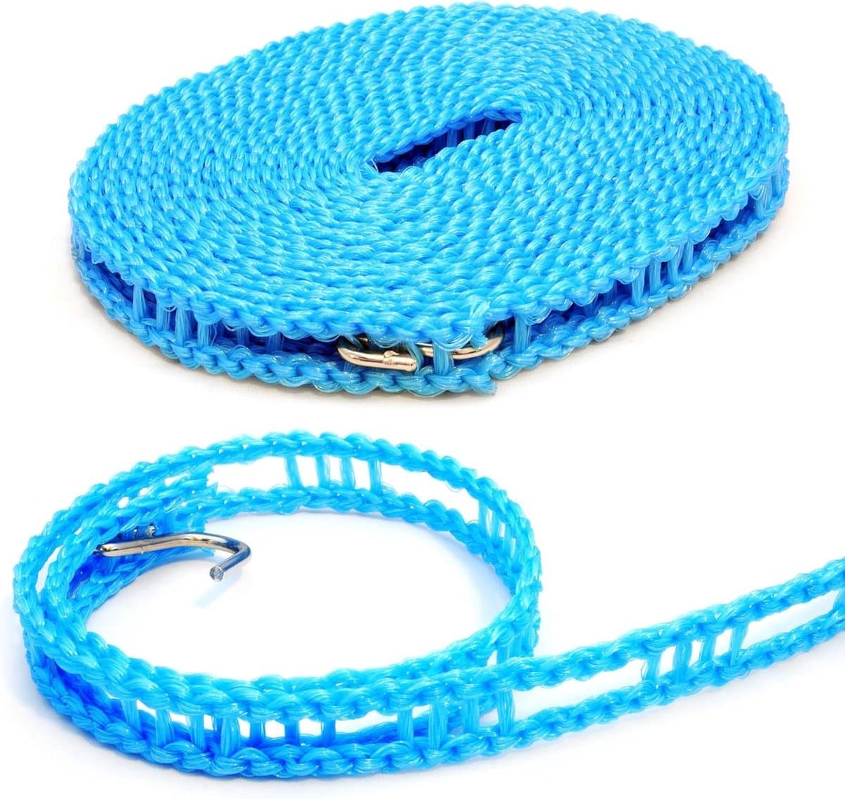 Waslijn Nylon - Kledinglijn Outdoor - Buiten Drogen - Antislip Materiaal - 5 meter - Blauw — afbeelding 1