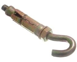 Anker Bouten - Metselwerk Ankers - Zware Bevestigingen - Roestbestendige Plating - M8 x 65mm - Geel Verzinkt