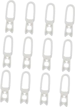 Kledingklemmen - Wasknijpers - Kleding Drogen - Sterke Antislip Klem - 7.2 CM - Wit — thumbnail 1