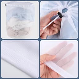 Wasnet voor Wasmachine - Polyester - Fijnmazig en Ademend - Herbruikbaar - Voor Ondergoed en Kleine Kledingstukken — thumbnail 5