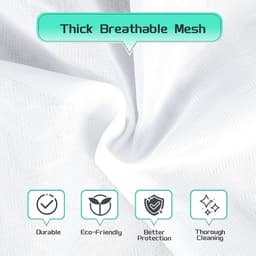 SnelShoppen - 2 Wasnetten voor Wasmachine - 40 x 30 cm - Vuilwaszak met Trekkoord - Voor Kleding, Schoenen, Dieren en Meer - Herbruikbaar en Ruim - 13 — thumbnail 2