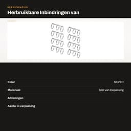 Inbindringen Gegalvaniseerd Metaal - Herbruikbare Notebookringen - 3 Gaten - Losbladige Binding - Robuust Ontwerp - Superieure Functionaliteit - Notitieboekringen — thumbnail 4