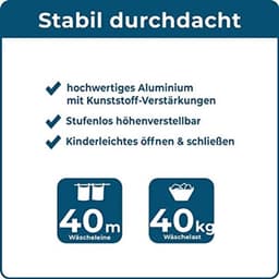 Droogmolen XL 40m - Ruimtebesparende en duurzame oplossing voor je wasgoed — thumbnail 2