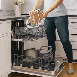 Petten Wasmachine - Hoedenhouder - Schoonmaken - Vormbehoud - 22 x 35.5 cm - Wit — thumbnail 2
