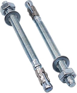 Wedge Anchors - Metaalpluggen Ankerbouten - Bevestigen in Beton - Gegalvaniseerd Staal - M10 x 130 mm - Zilverkleurig — thumbnail 1