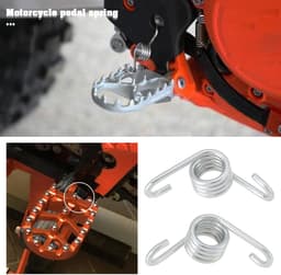 Dailygoods- Voetsteun Gegalvaniseerd - Voetsteunen Motorcross - Voetsteun 1 Paar - Compatibel met 125-530 EXC/EXC-F - Geschikt voor Husqvarna Tc65 2017-2018 - Lichtgewicht 20g - Motorsteunen — thumbnail 3