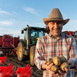 Aardappel Opbergzak - Groente Netzak - Producten Bewaren - Ademend Gaasontwerp - 10 Stuks 35kg - Rood — thumbnail 5