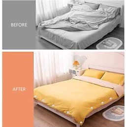 MTTProducts - Non Slip Bed Clips - Duvet Cover Clips - 8 Stuks - Quilt Fixing Clips - Mushroom Rond - Snelle Bevestiging - Geschikt voor Dekbedden - Kl... — thumbnail 2