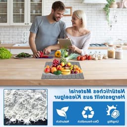 Afvoermat voor vaat, ideaal voor het drogen van servies, borden en glazen in de keuken — thumbnail 3