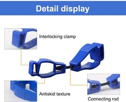 Dailygoods - Jagers Gear Clips - Opknoping Riemclip - Sterk en duurzaam - 5 stuks - Bevestigen van hoeden en handschoenen - Ideaal voor wandelaars - C — thumbnail 5