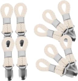 Handdoek Clips - Wasknijpers Hangers - Handdoeken Ophangen - Met Ophangtouw - 10 cm - Diverse Kleuren — thumbnail 1