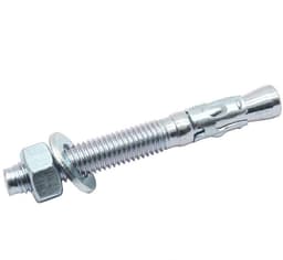 Wedge Anchors - Bevestigingselementen Beton - Zware Bevestiging - Gegalvaniseerd Carbon Staal - M10x80mm 5 Stuks - Zilverkleurig — thumbnail 5