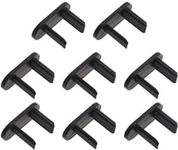 ONF3 - 8-delige set clips - Vervanging - Zwart - Achterste bagagerek clips - Perfecte pasvorm voor Ford Fiesta MK8 - Duurzaam kunststof — thumbnail 1