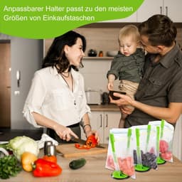 Baggy Rack - Houders - Keuken Organisatie - Handsfree Vullen - Verstelbaar - Groen — thumbnail 3