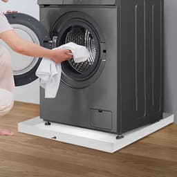 Opvangbak Wasmachine - Lekbak Afvoer - Voorkom Waterschade - Roestvrij Staal 304 - 81x76x6 cm - Zilver — thumbnail 2