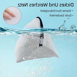 Waszak voor Schoenen en Delicate Kleding, Antideform, Mesh, Met Rits (2 Stuks) - Ideaal voor Wassen en Bescherming van Textiel — thumbnail 5