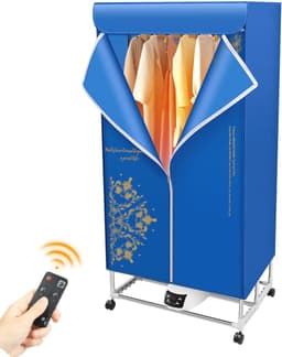 Inklapbare Elektrische Droger met Afstandsbediening - Draagbare Kledingkast en Droogmachine — thumbnail 1